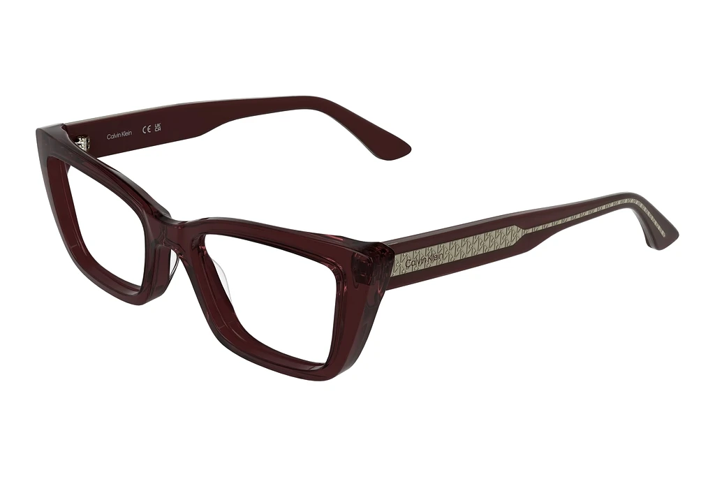 Calvin Klein   CK25549 605 RED TRANSPARENT BURGUNDY