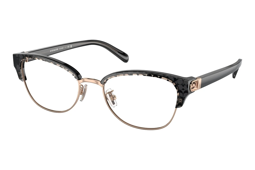 Coach   HC6195 5710 Shiny Rose Gold Grey Signature C