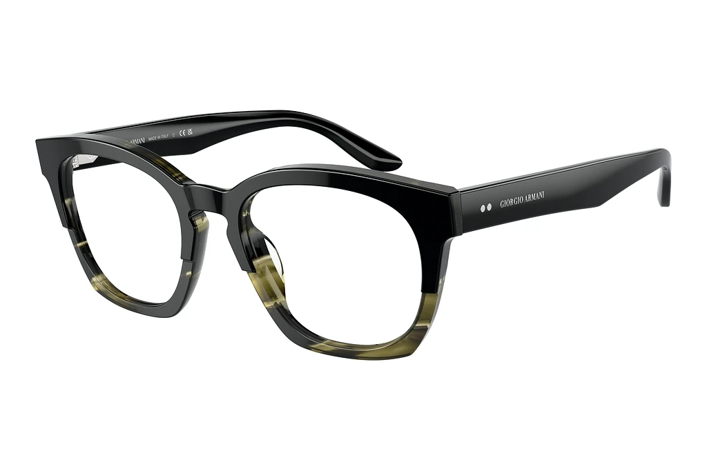Giorgio Armani   AR7245U 6007 Black/Striped Green