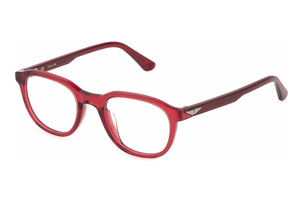 Police   VPLF77 06NL SHINY TRASNP.RED