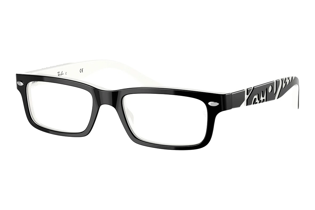 Ray-Ban Kids   RY1535 3579 Black On White