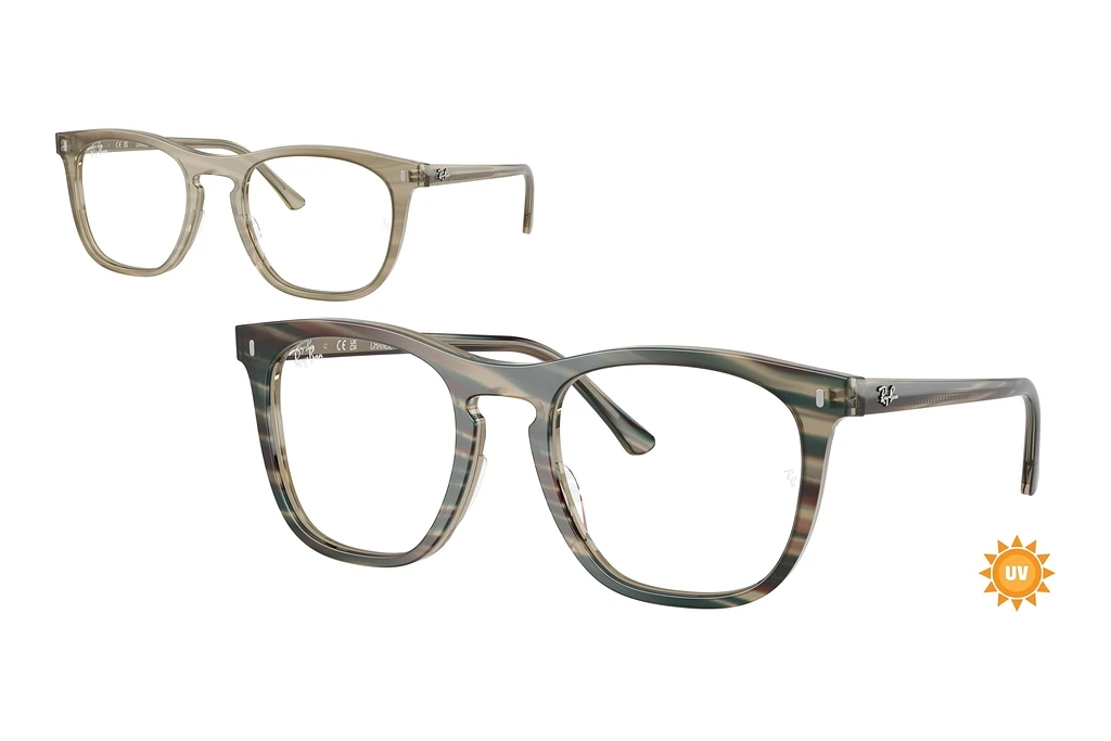 Ray-Ban   RX2210V 8381 Photo Striped Grey