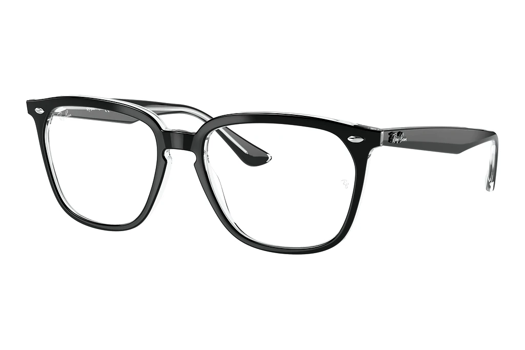 Ray-Ban   RX4362V 2034 Black On Transparent