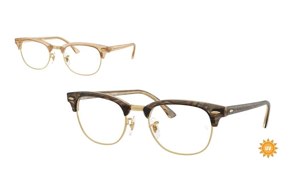 Ray-Ban   RX5154 8294 Photo Waves Brown