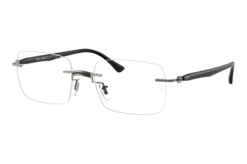 Ray-Ban   RX8767 1230 Black On Gunmetal