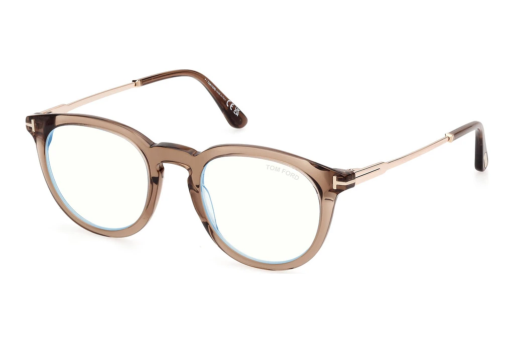Tom Ford   FT5905-B 045 Glänzend Hellbraun