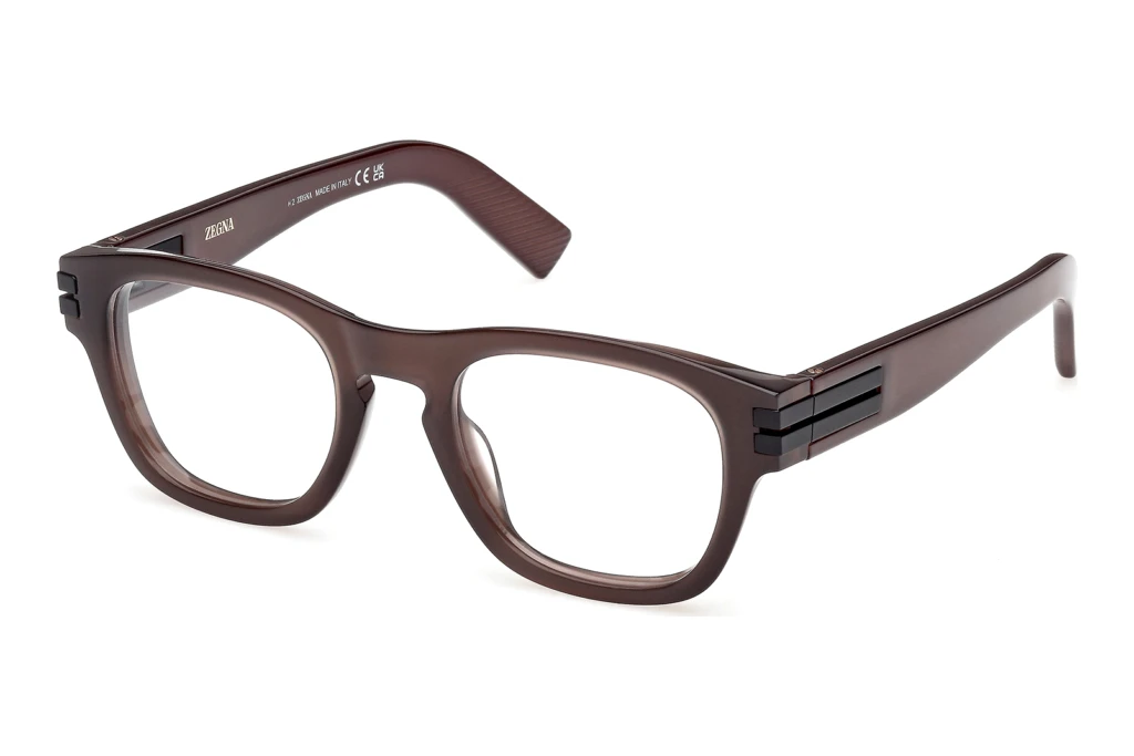Zegna   EZ5331 048 Glänzend Dunkelbraun