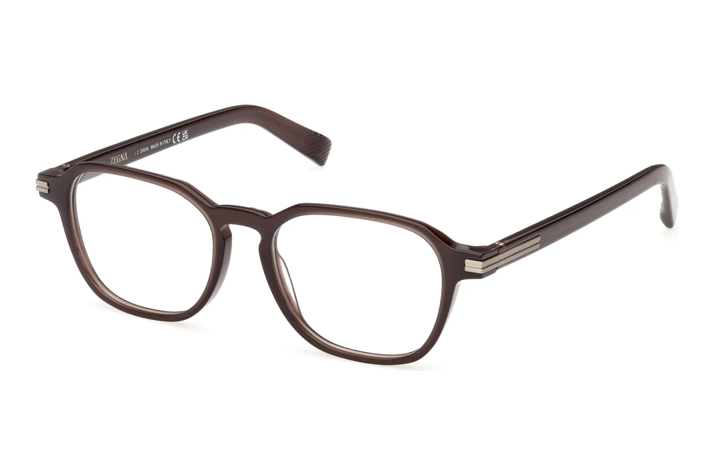 Zegna   EZ5332 048 Glänzend Dunkelbraun