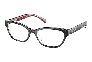Coach HC6250U 5856 Black Tortoise/Pink Floral