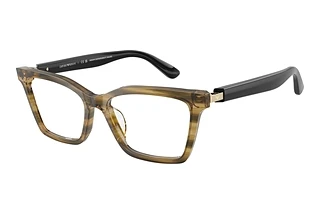 Emporio Armani EA3261U 6267 Shiny Striped Green