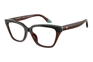 Emporio Armani EA3270U 6318 Transparent Brown/Teal