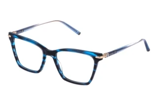 Escada VESF81 09N4 SHINY STRIPED BLUE
