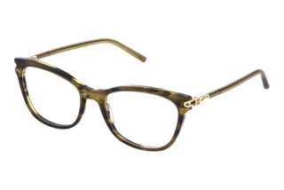 Escada VESF83 0GG6 STRIPED BROWN+GREEN