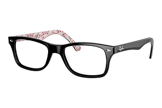 Ray-Ban RX5228 5014 Black On White