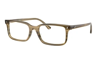 Ray-Ban RX5445 8454 Striped Green