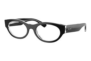 Ray-Ban RX5447 2034 Black On Transparent