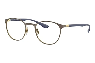 Ray-Ban RX6355 3159 Brown On Gold
