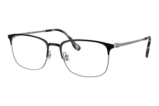 Ray-Ban RX6494 3187 Matte Black On Matte Gunmetal