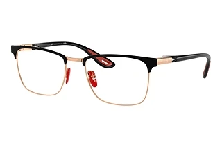 Ray-Ban RX6621M F132 Black On Rose Gold