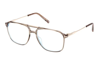 Tom Ford FT5665-B 045 Glänzend Hellbraun