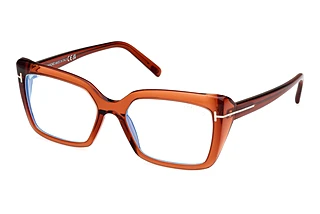 Tom Ford FT5991-B 048 Glänzend Dunkelbraun