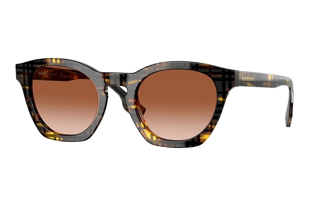 Burberry   BE4367 398113 Brown GradientTop Check/Striped Brown