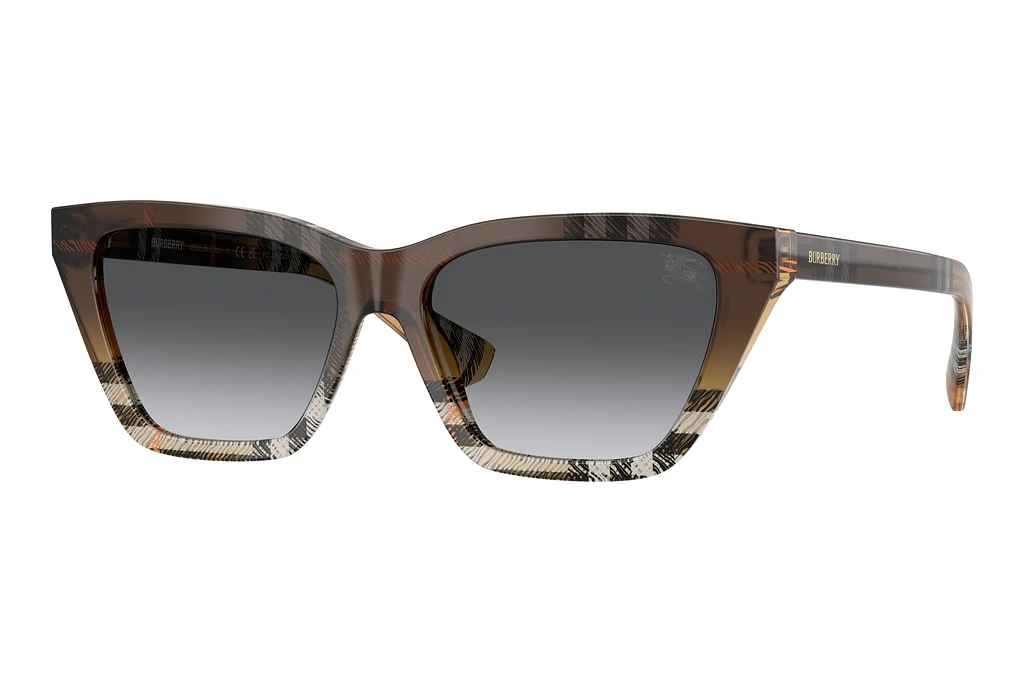 Burberry   BE4468 4202T3 Gradient Grey PolarCheck Sand