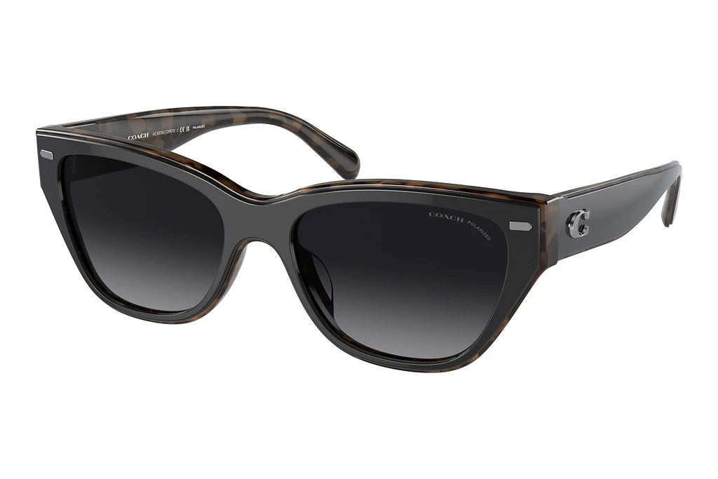 Coach   HC8370U 5764T3 Grey Gradient PolarBlack/Dark Tortoise