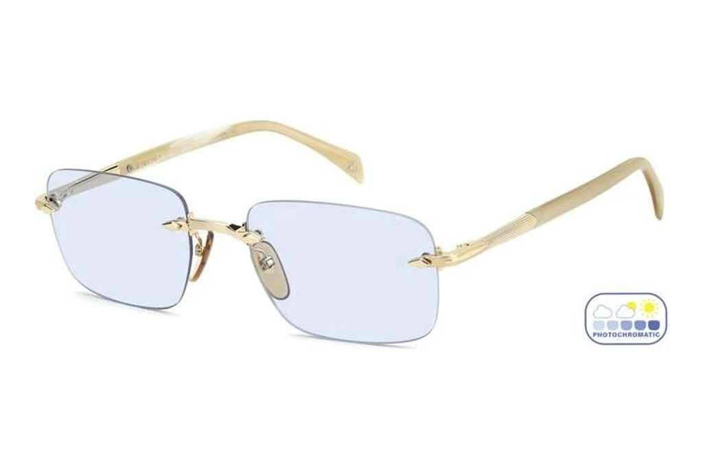 David Beckham   DB 1195/S IDA/QZ AZURE PHOTOCROMATICGOLD