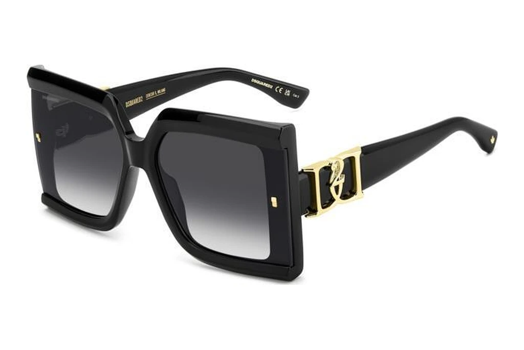 Dsquared2   D2 0185/G/S 807/9O DARK GREY SHADEDSCHWARZ