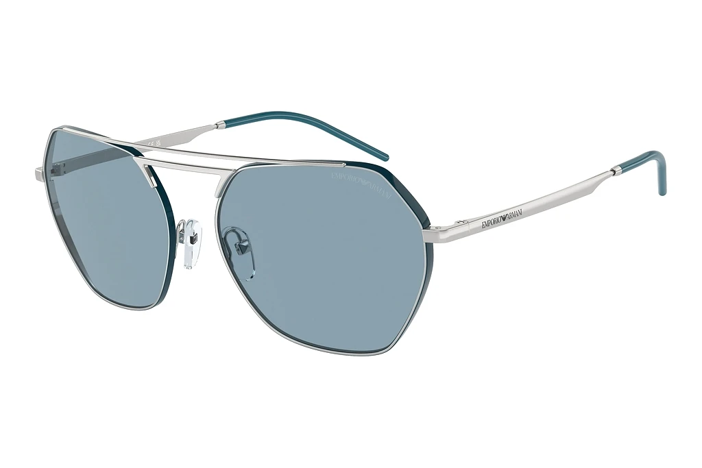 Emporio Armani   EA2148 301580 Light BlueShiny Silver