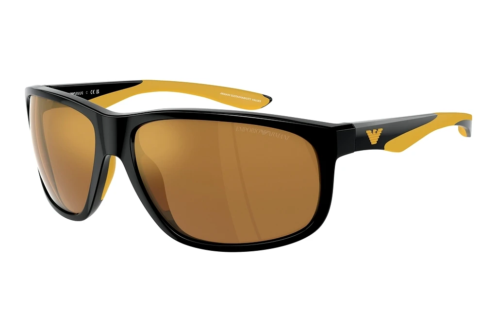Emporio Armani   EA4199U 50176H Brown Mirror GoldShiny Black