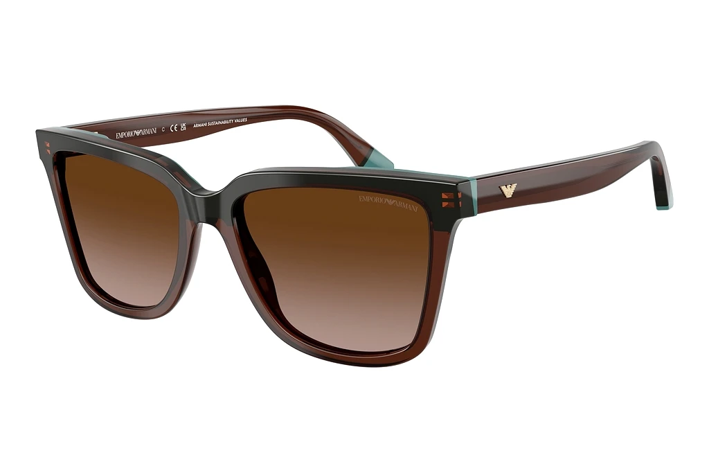 Emporio Armani   EA4261 631813 Brown GradientTransparent Brown/Teal