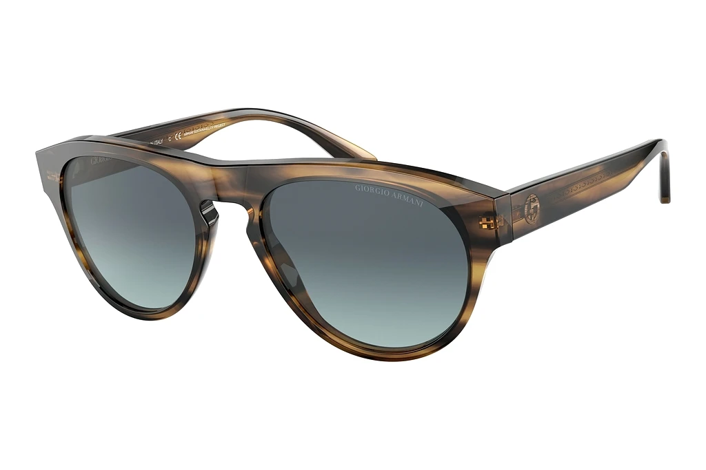 Giorgio Armani   AR8145 5878Q8 Azure Gradient BlueStriped Green
