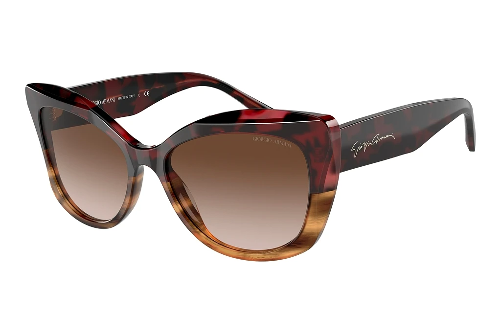 Giorgio Armani   AR8161 593113 Gradient BrownRed Havana/Striped Brown