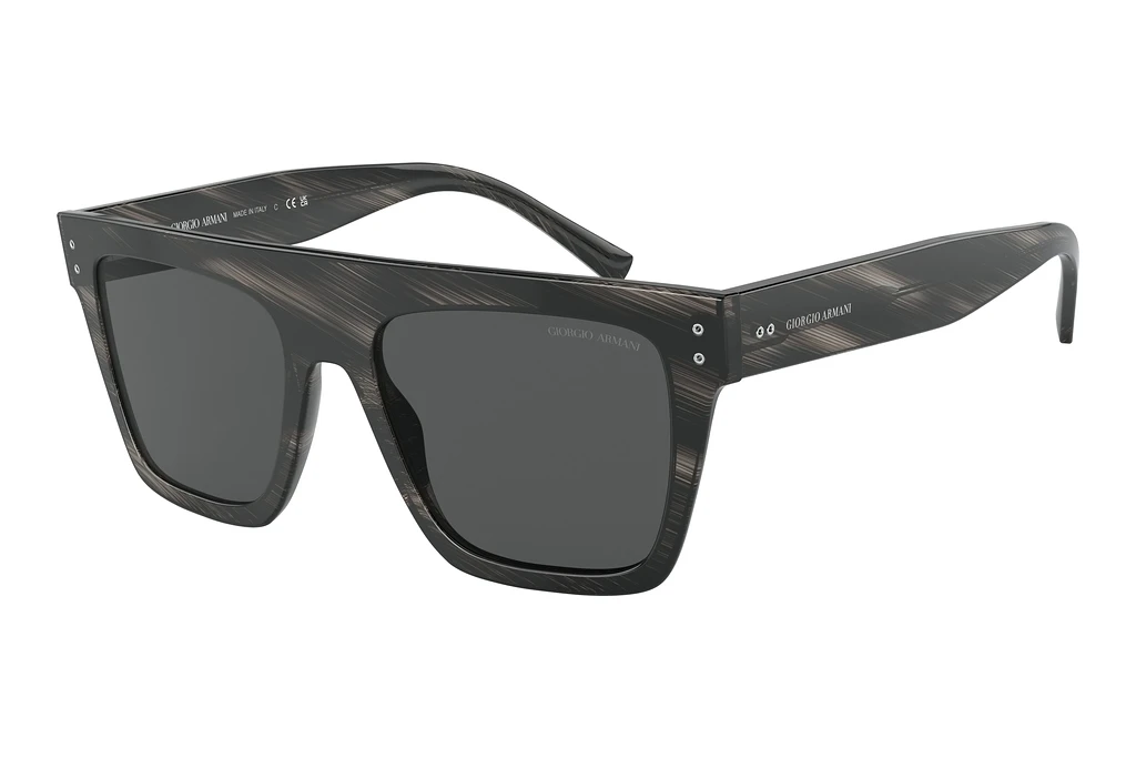 Giorgio Armani   AR8177 540787 Dark GreyStriped Grey