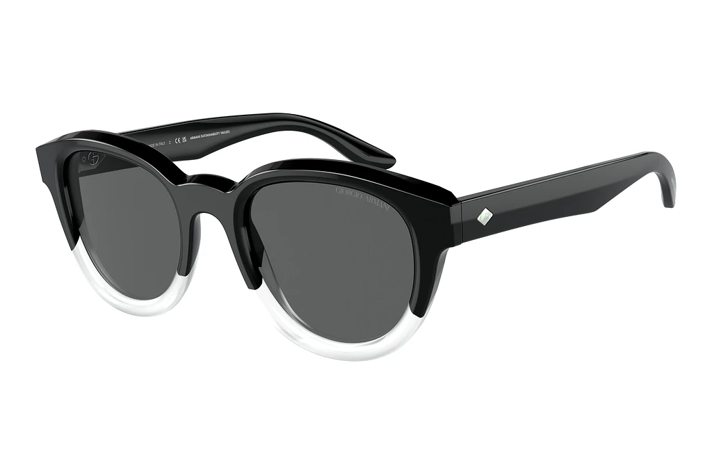 Giorgio Armani   AR8181 5996B1 Dark GreyGradient Black/White