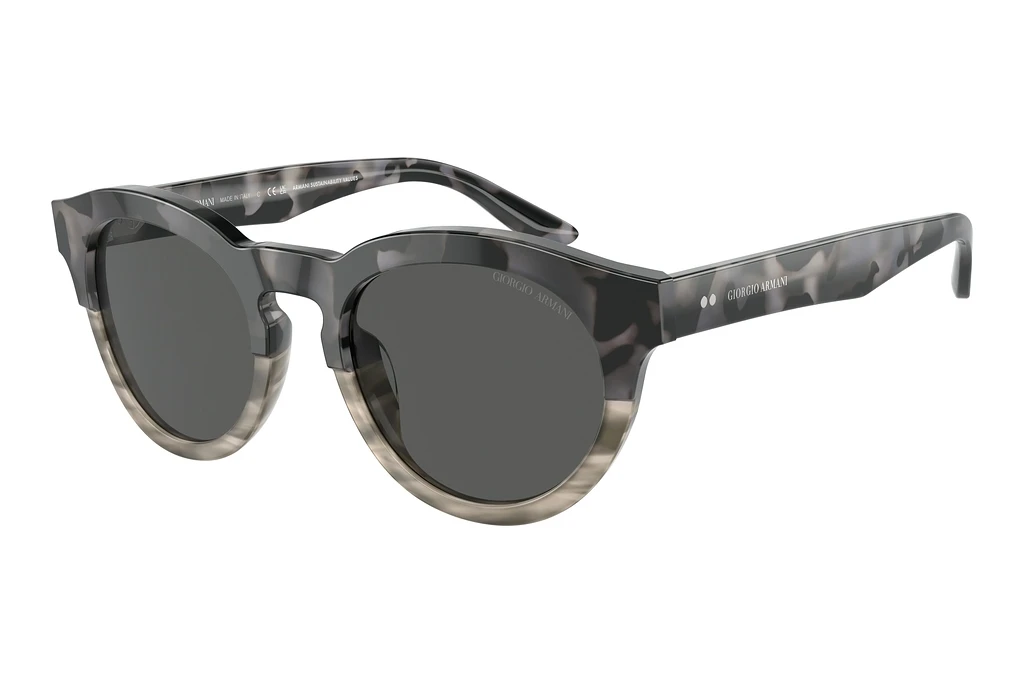 Giorgio Armani   AR8189U 600987 Dark GreyGrey Havana/Striped Grey