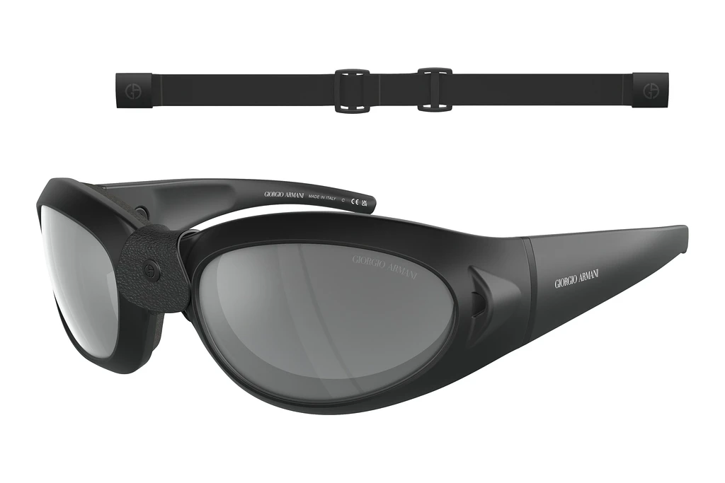 Giorgio Armani   AR8201Q 50426G Grey Mirror BlackMatte Black