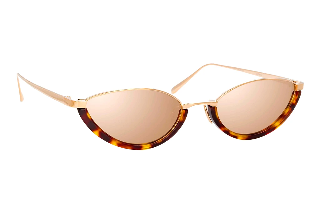 Linda Farrow   LFL967 C4 ROSE GOLDROSE GOLD AND T-SHELL