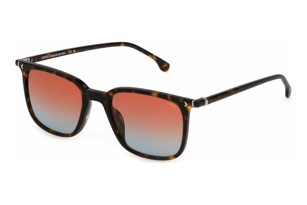 Lozza   SL4320 0722 BROWN GRADIENT GREENSHINY DARK HAVANA