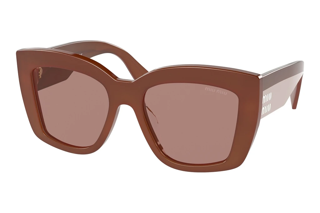 Miu Miu   MU 04WS 07X06P Light BrownBordeaux Opal