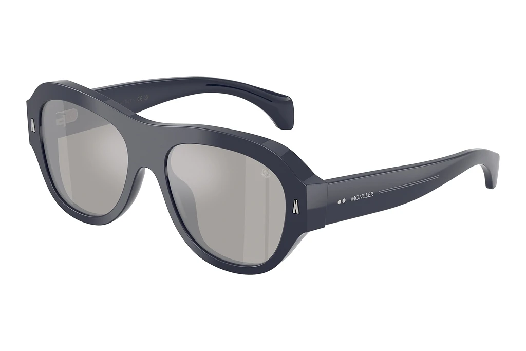 Moncler   ME6015U 30206G Mirror SilverShiny Dark Blue