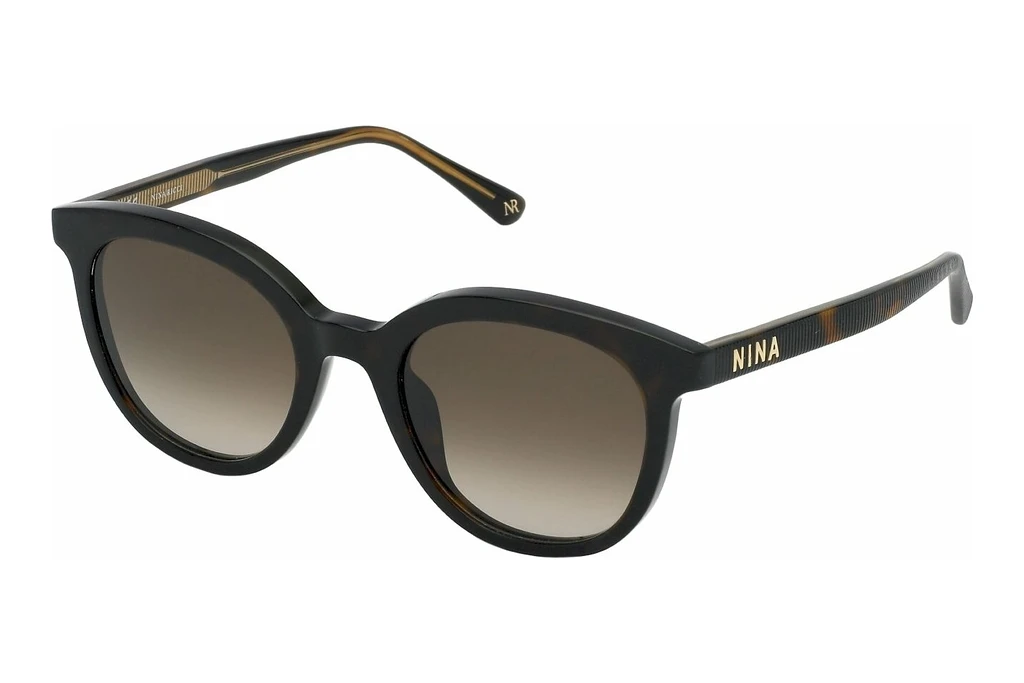 Nina Ricci   SNR264 0722 BROWN GRADIENTSHINY DARK HAVANA