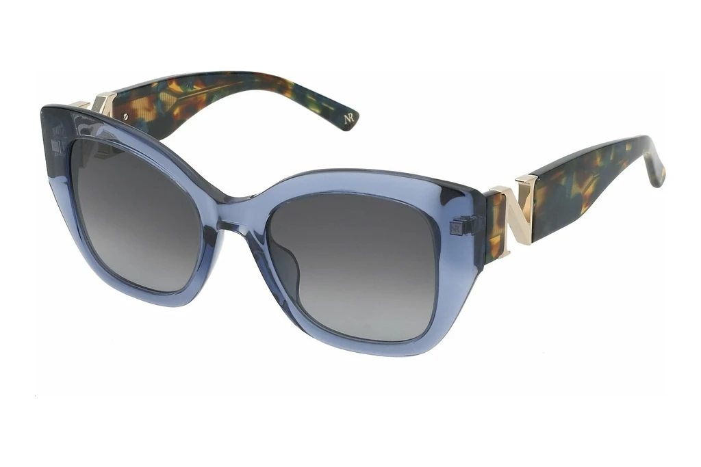 Nina Ricci   SNR377V 0892 SMOKE GRADIENT BLUESHINY TRANSPARENT BLUE