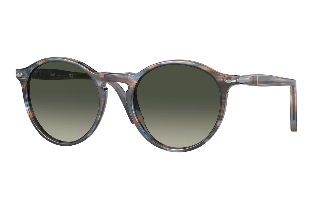 Persol   PO3285S 115571 Gradient GreyStriped Blue