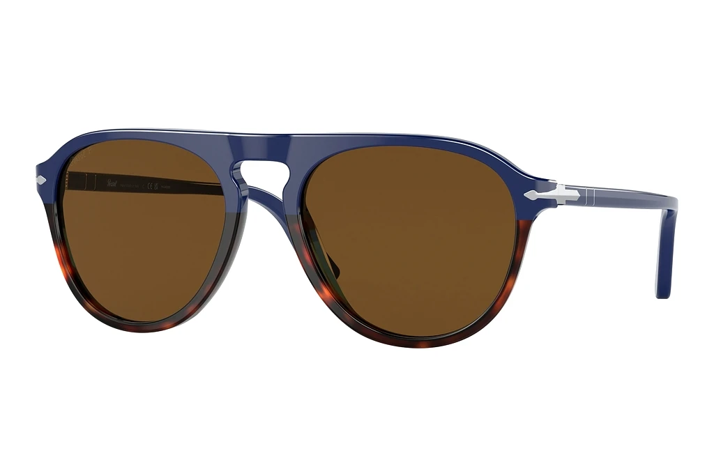 Persol   PO3302S 117857 Light Blue Gradient Dark Blue PolarTransparent Grey