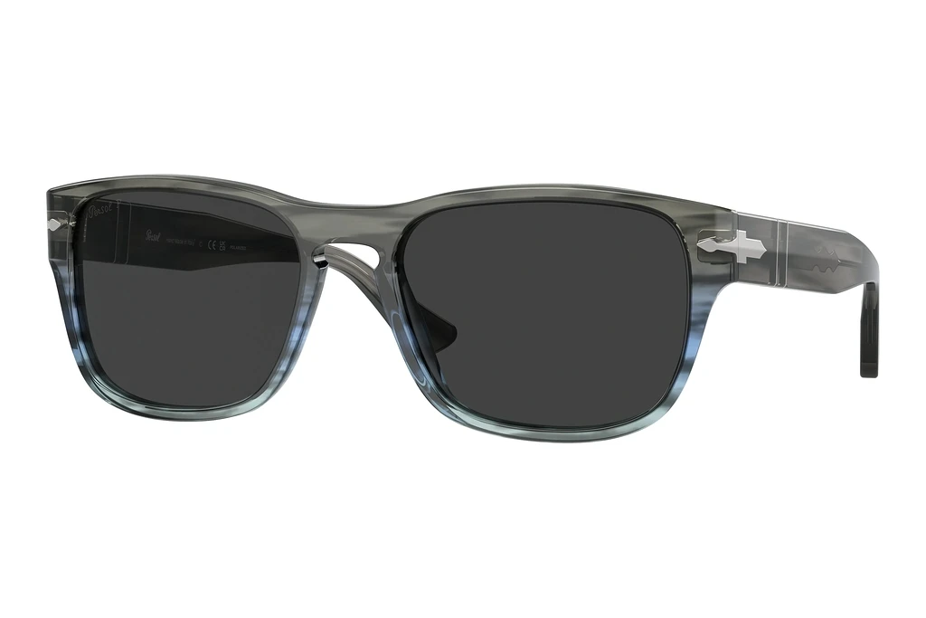 Persol   PO3341S 120548 Polar Dark GreyStriped Grey Gradient Blue