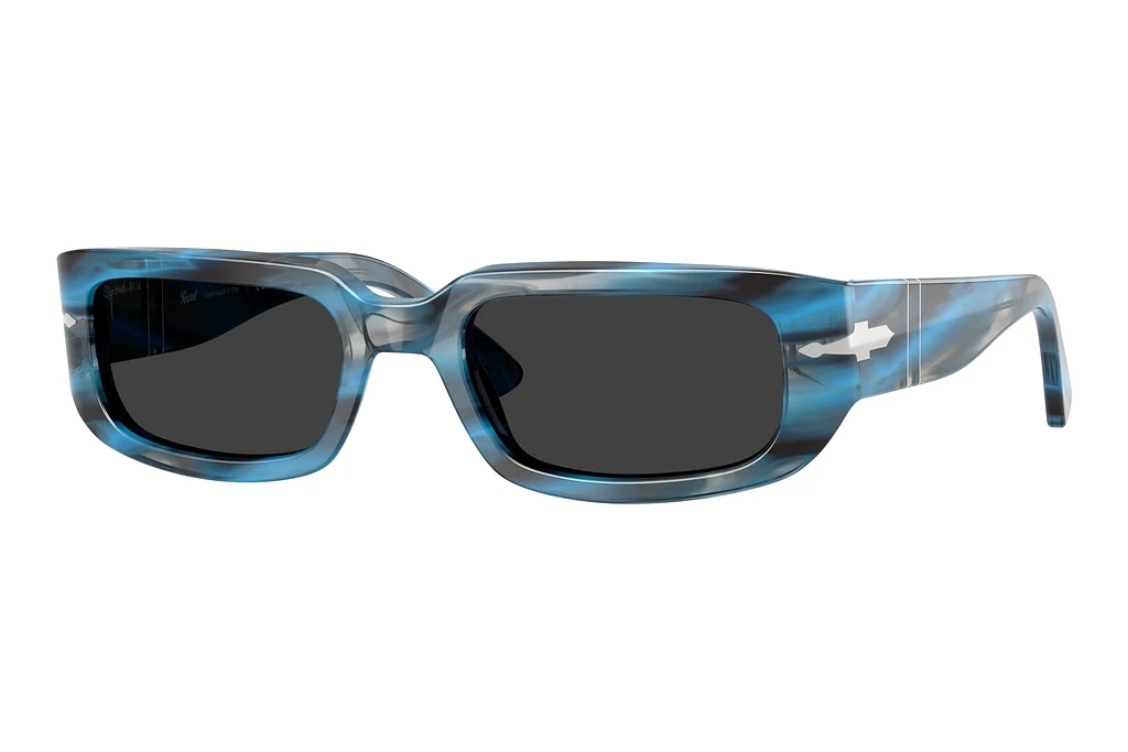 Persol   PO3385S 123448 Polar BlackStriped Blue And Grey