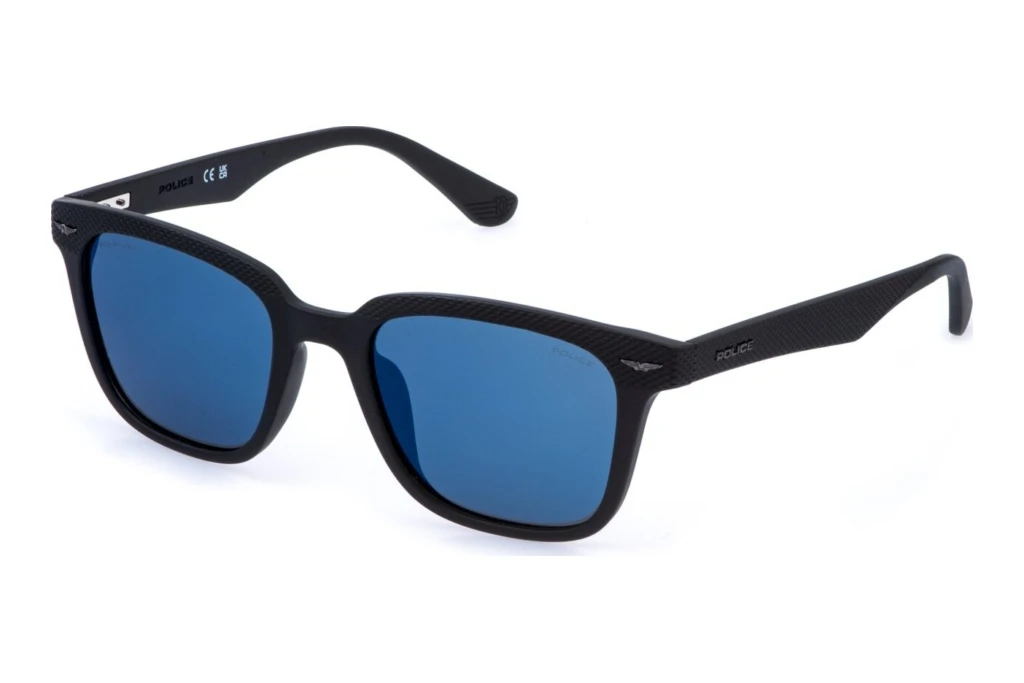 Police   SPLE01 U28B SMOKE/MIRROR BLUEMATT BLACK